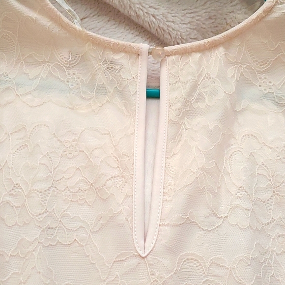 Charlotte Russe - Long Sleeve Lace Embroidered Dress NWT - Picture 6 of 8